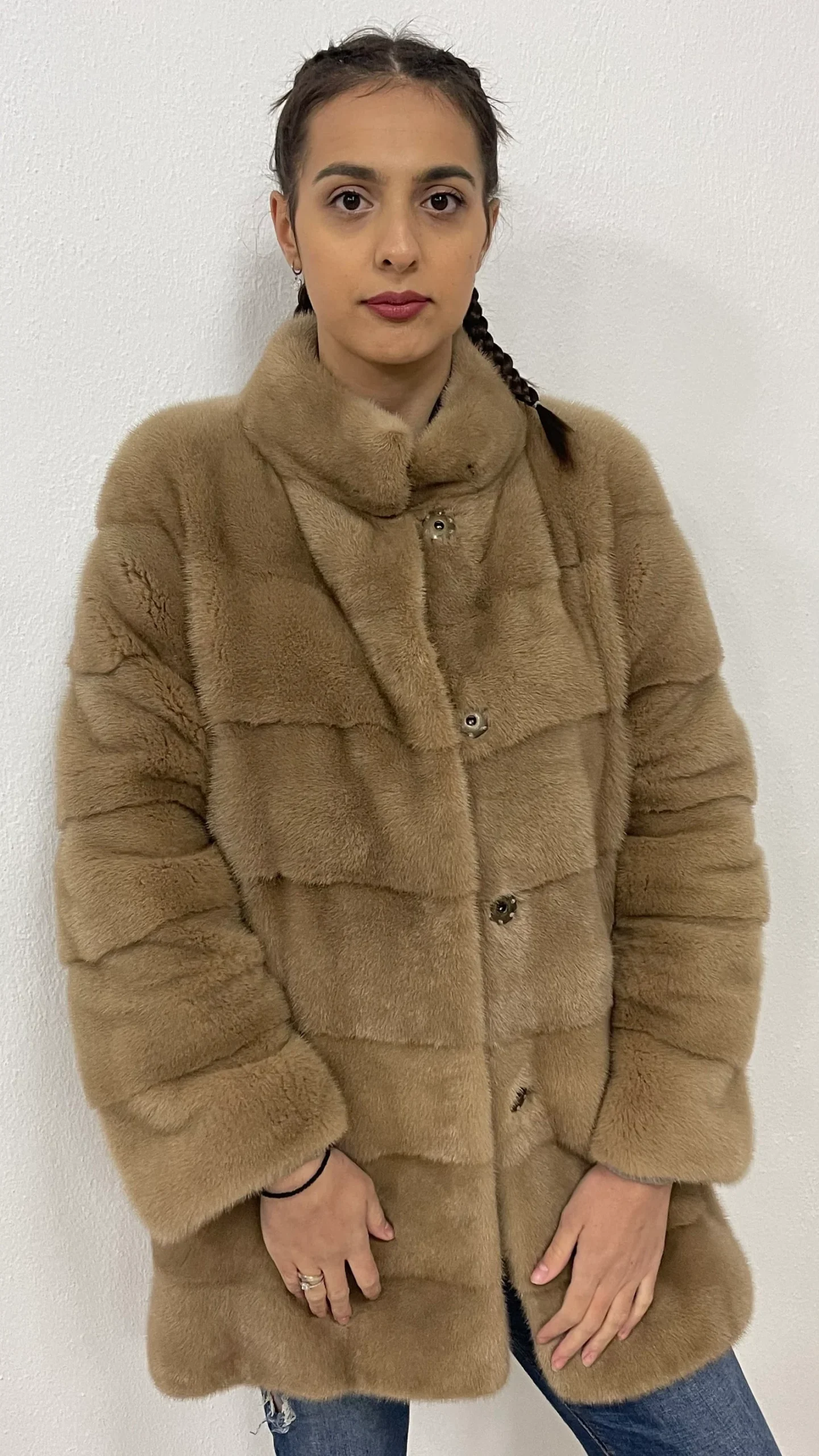 Handmade Mink Fur Jacket - Made in Greece
