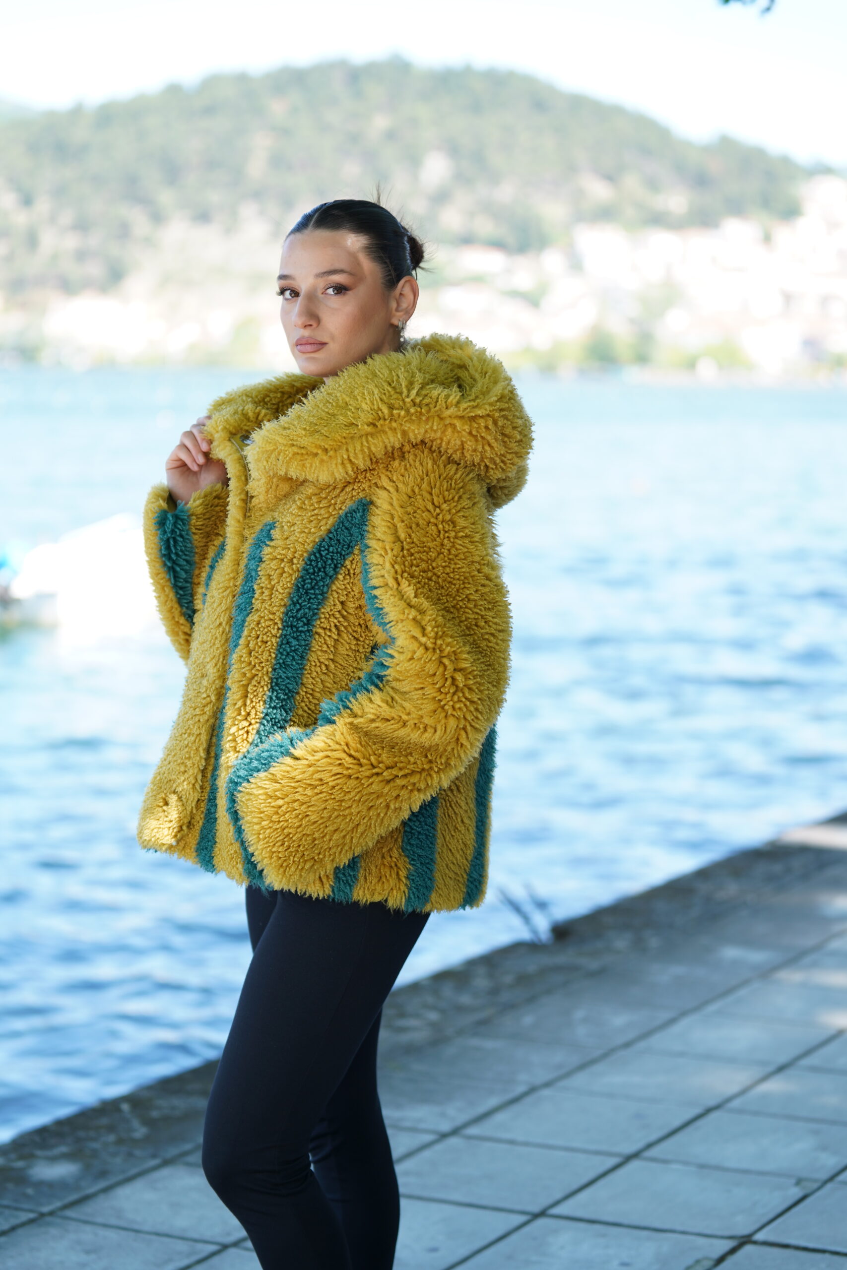 Elevate Your Winter Wardrobe with Real Sheepskin Fur Coat, Women’s Elegant Outerwear - Image 3