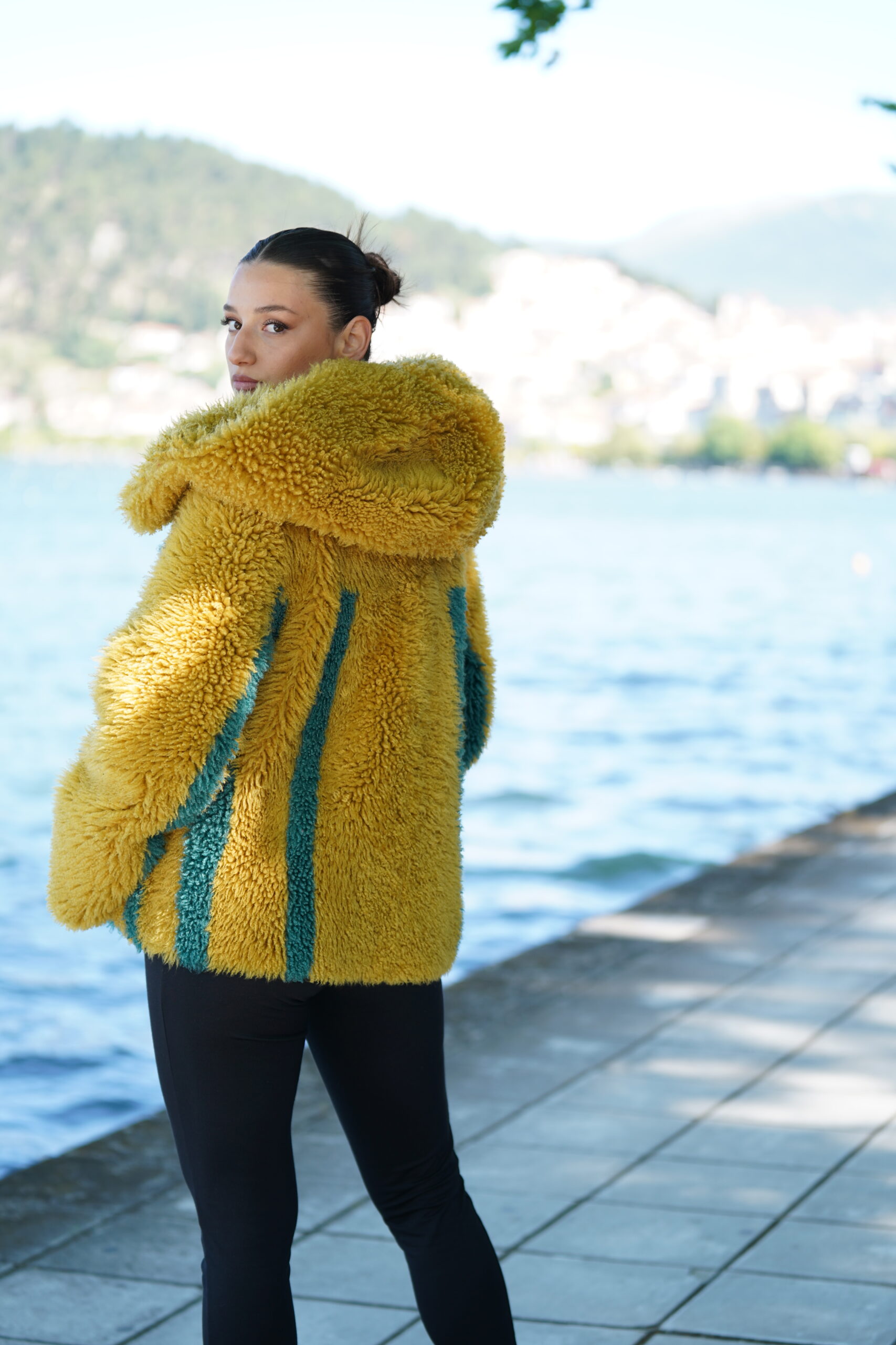 Elevate Your Winter Wardrobe with Real Sheepskin Fur Coat, Women’s Elegant Outerwear - Image 4