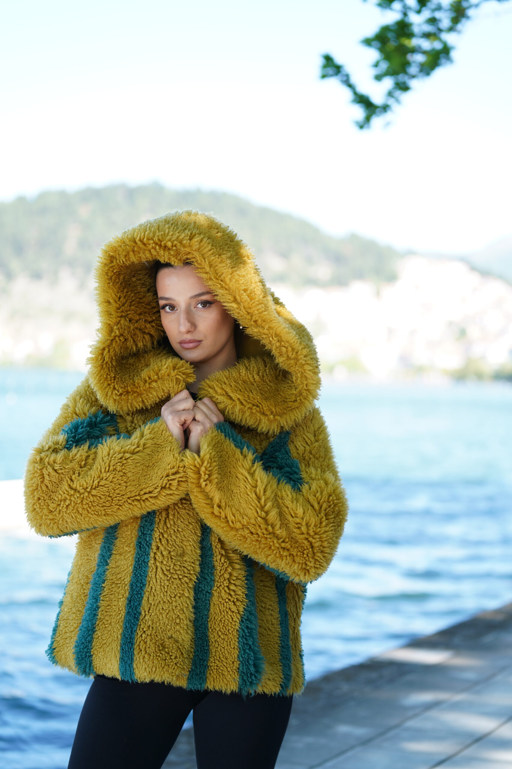 Elevate Your Winter Wardrobe with Real Sheepskin Fur Coat, Women’s Elegant Outerwear - Image 7