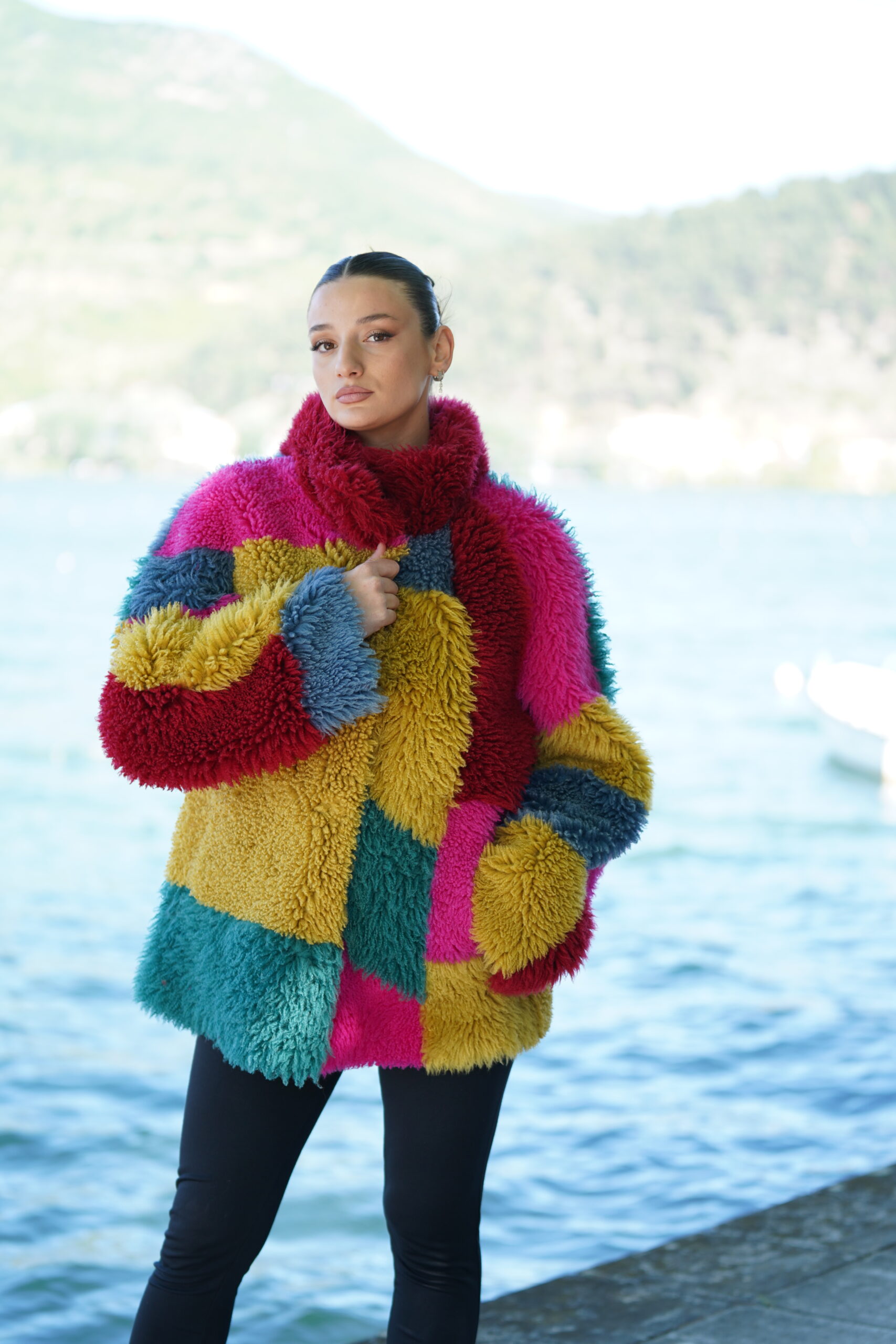 Elevate Your Winter Wardrobe with Real Sheepskin Fur Coat, Women’s Elegant Outerwear