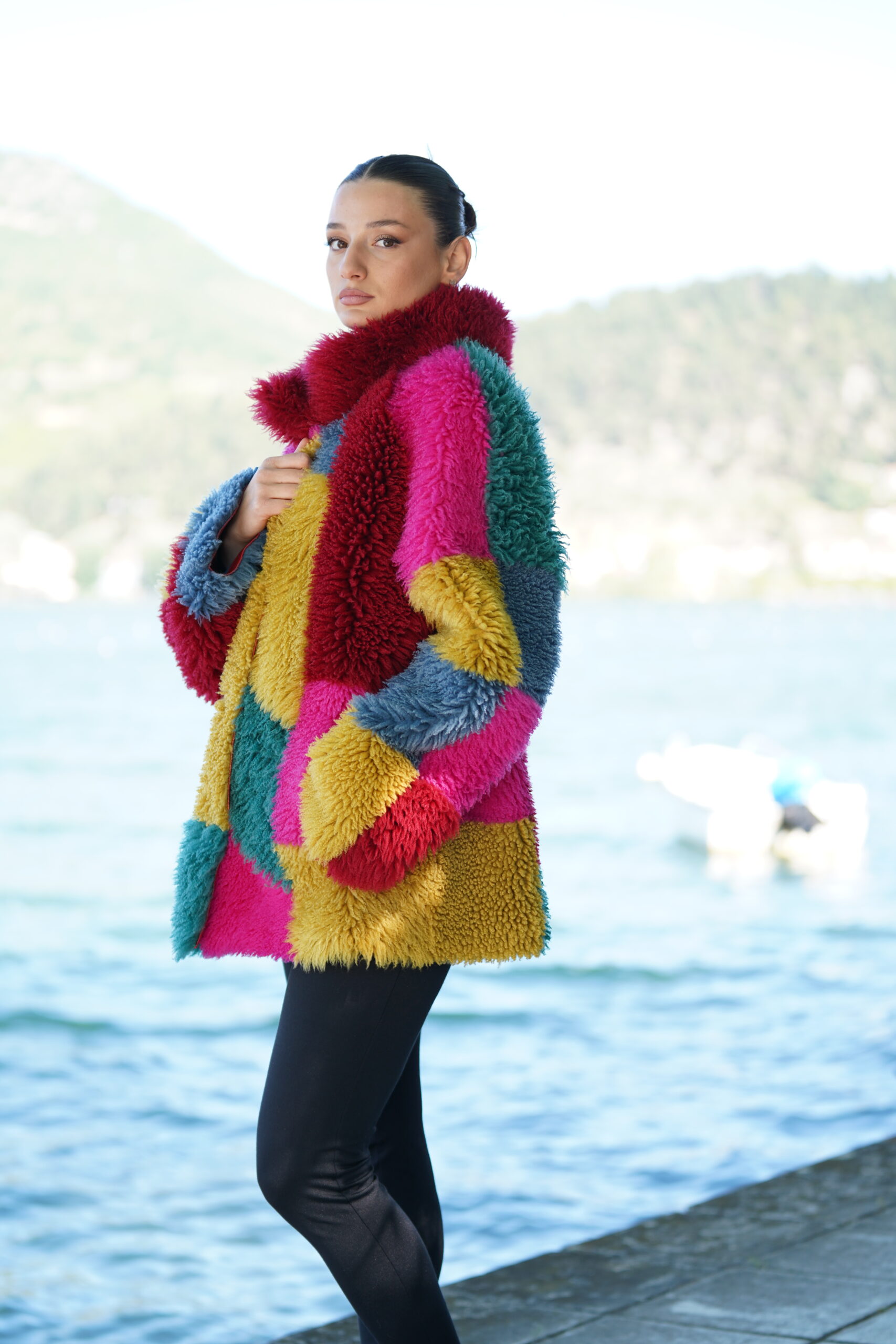 Elevate Your Winter Wardrobe with Real Sheepskin Fur Coat, Women’s Elegant Outerwear - Image 5
