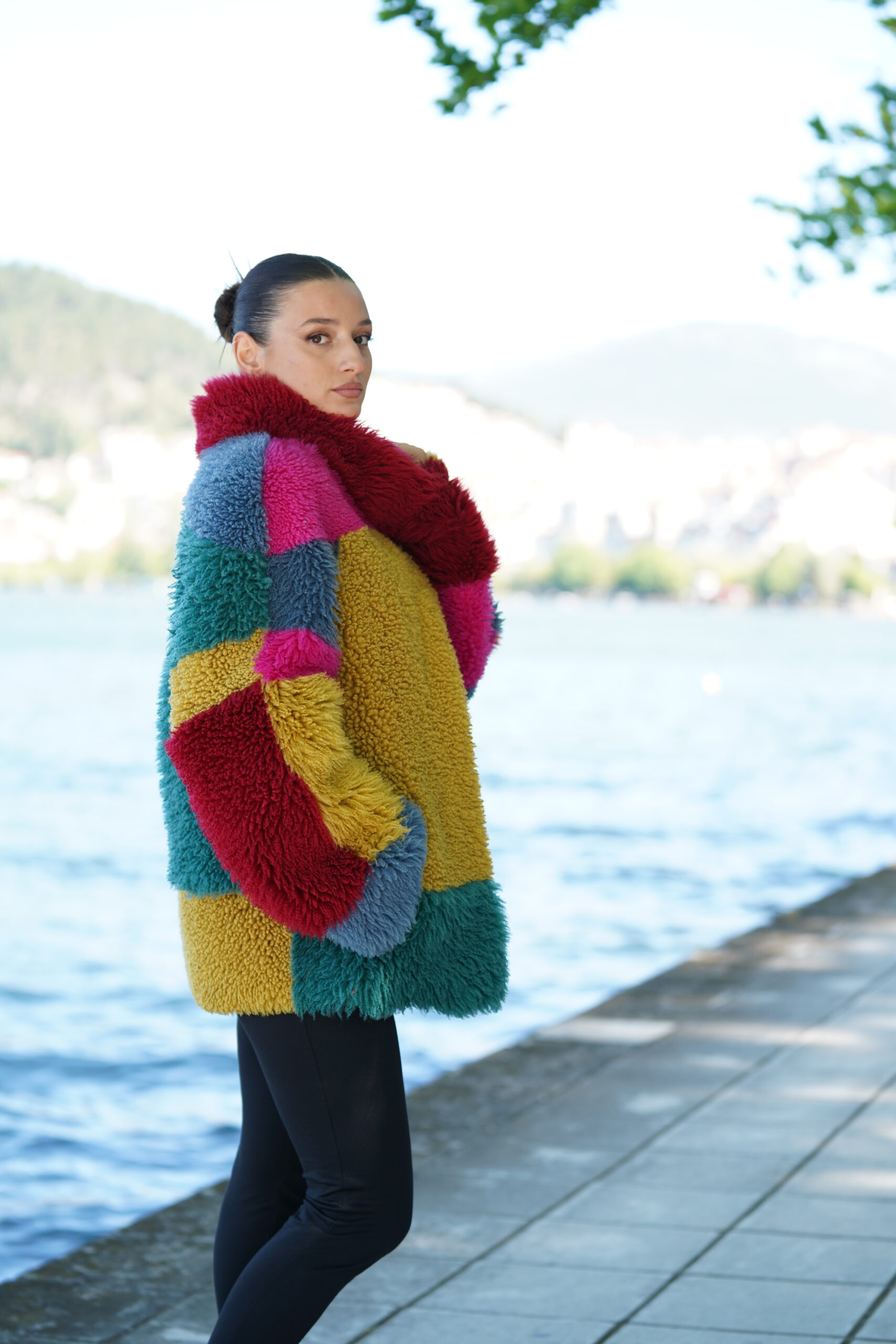 Elevate Your Winter Wardrobe with Real Sheepskin Fur Coat, Women’s Elegant Outerwear - Image 8