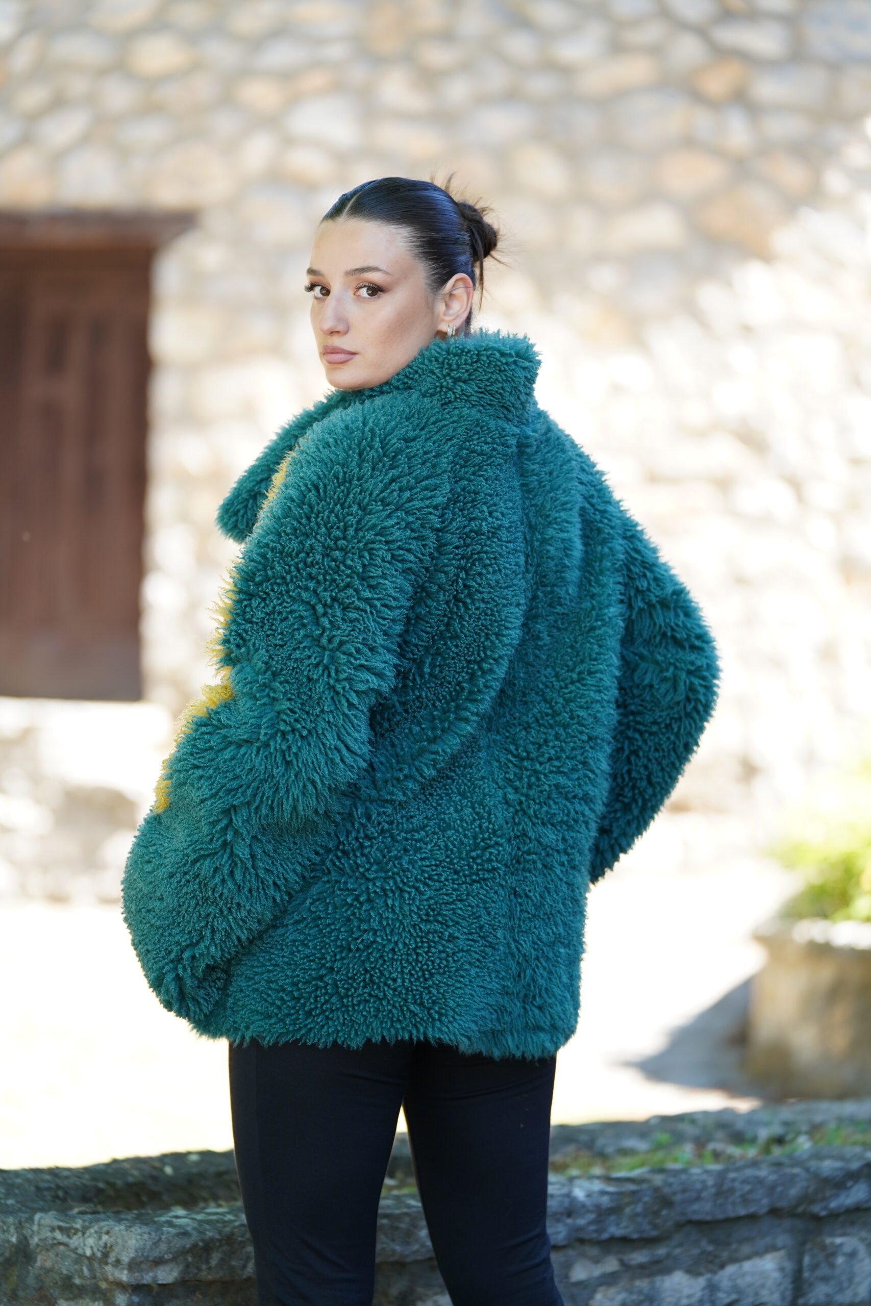 Elevate Your Winter Wardrobe with Real Sheepskin Fur Coat, Women’s Elegant Outerwear - Image 4