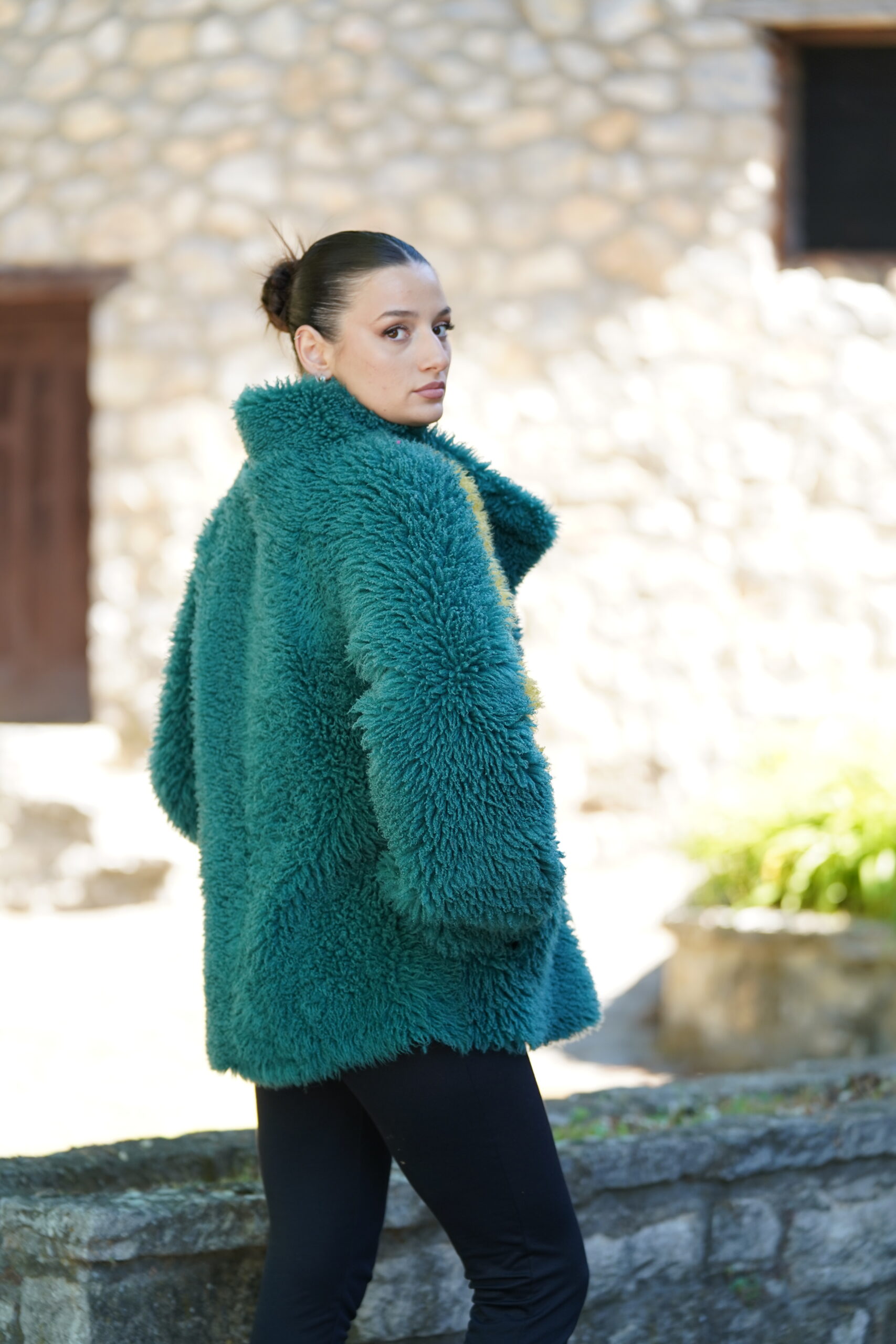 Elevate Your Winter Wardrobe with Real Sheepskin Fur Coat, Women’s Elegant Outerwear - Image 6