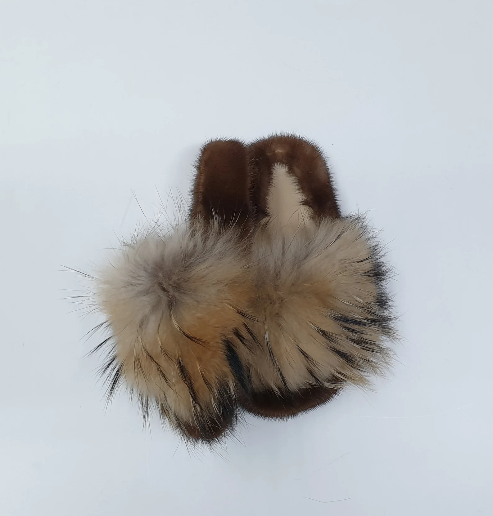 Real Fox - Mink Fur Slippers - Image 4