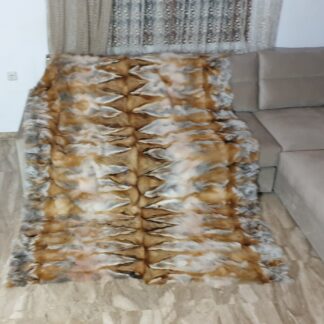 Real Fur Fox Blanket - Fur Throw