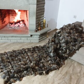 Real Fur Fox Blanket - Fur Throw