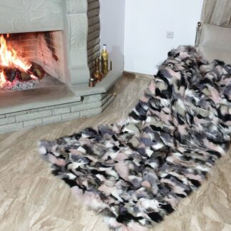 Real Fur Fox Blanket - Fur Throw