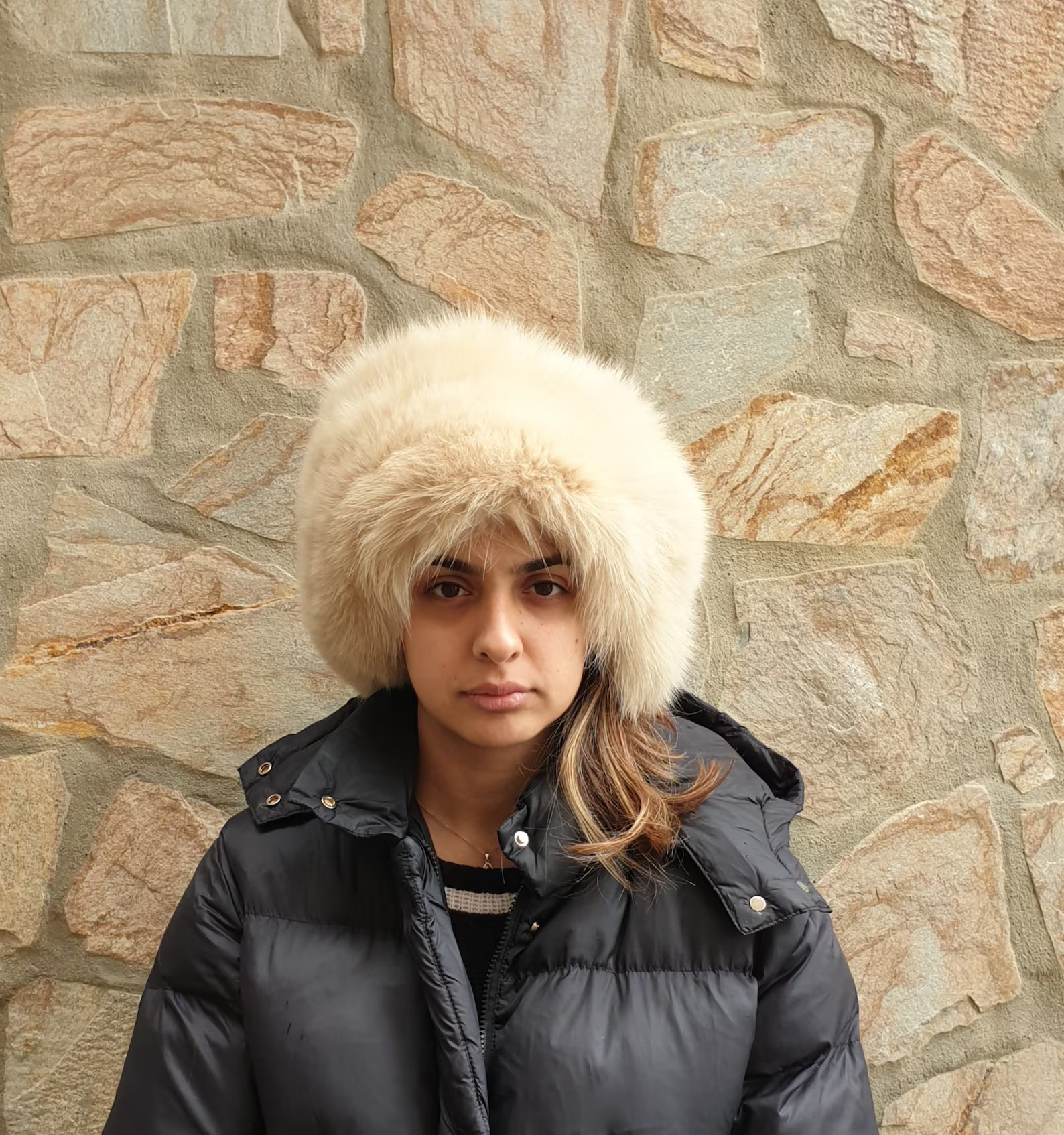 Real Mink - Fox Fur hat - Image 2