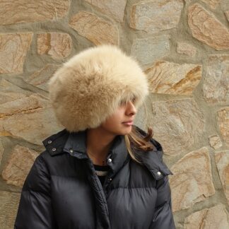 Real Mink - Fox Fur hat
