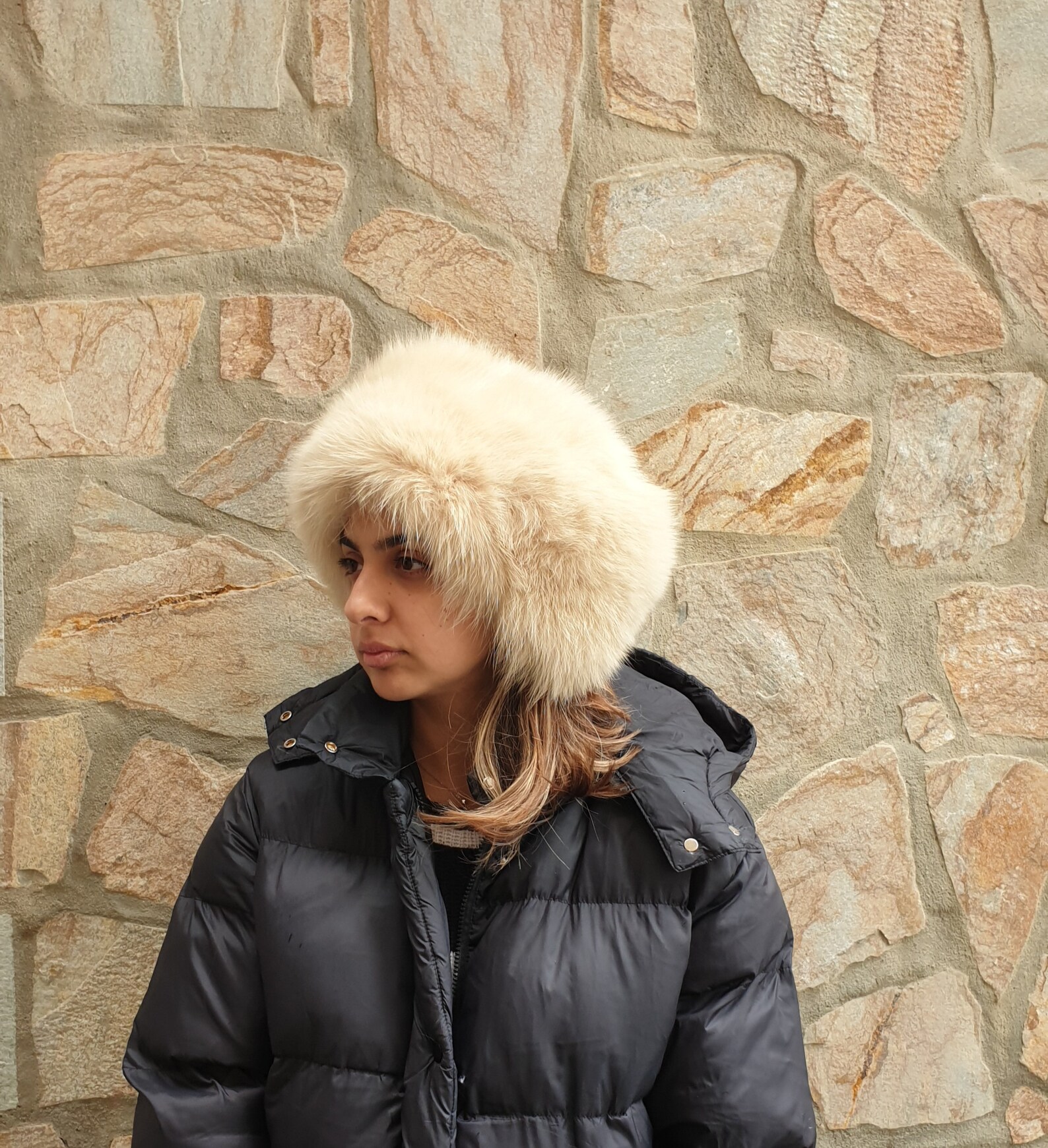 Real Mink - Fox Fur hat - Image 3