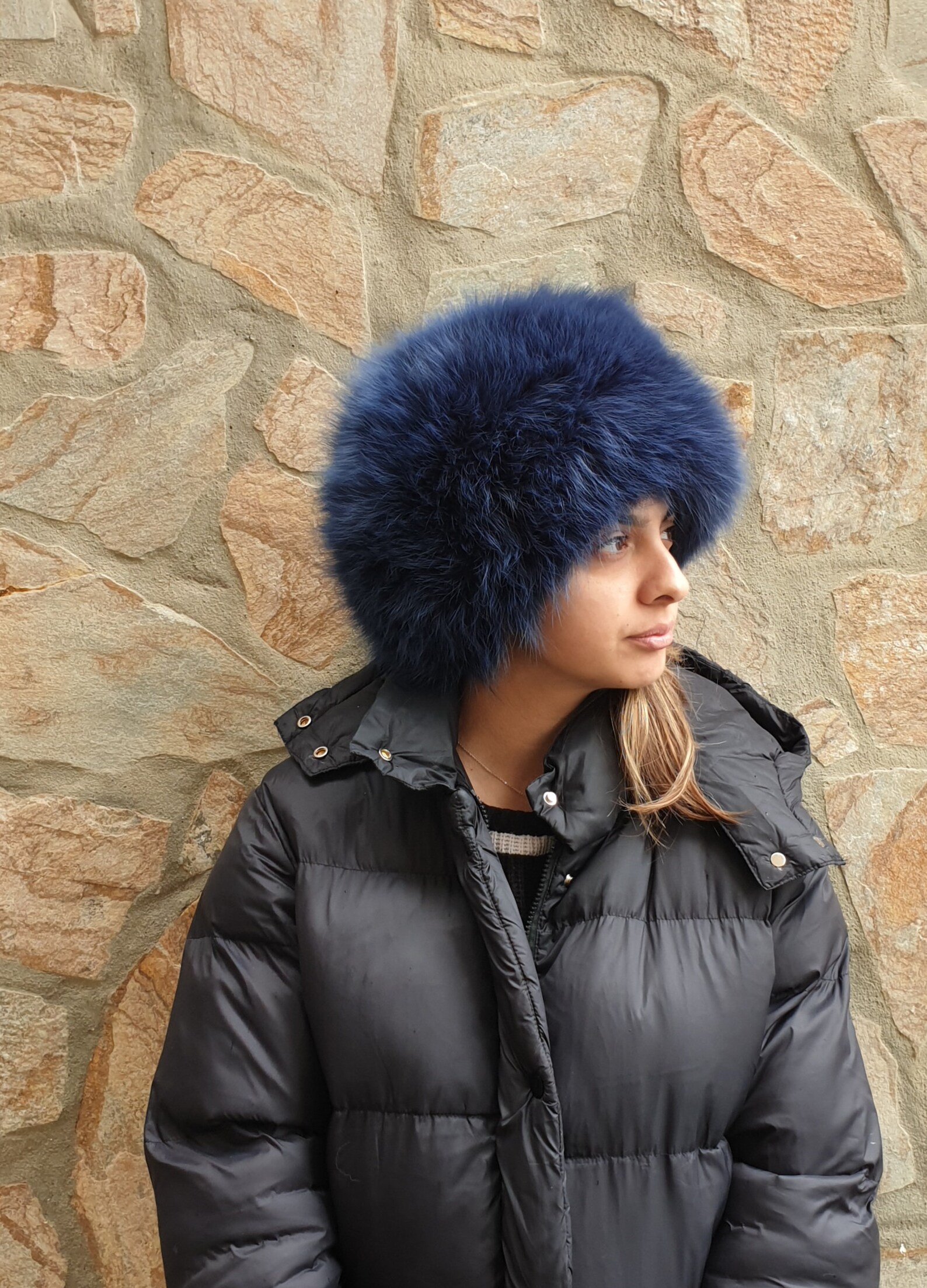Real Fox Fur Hat