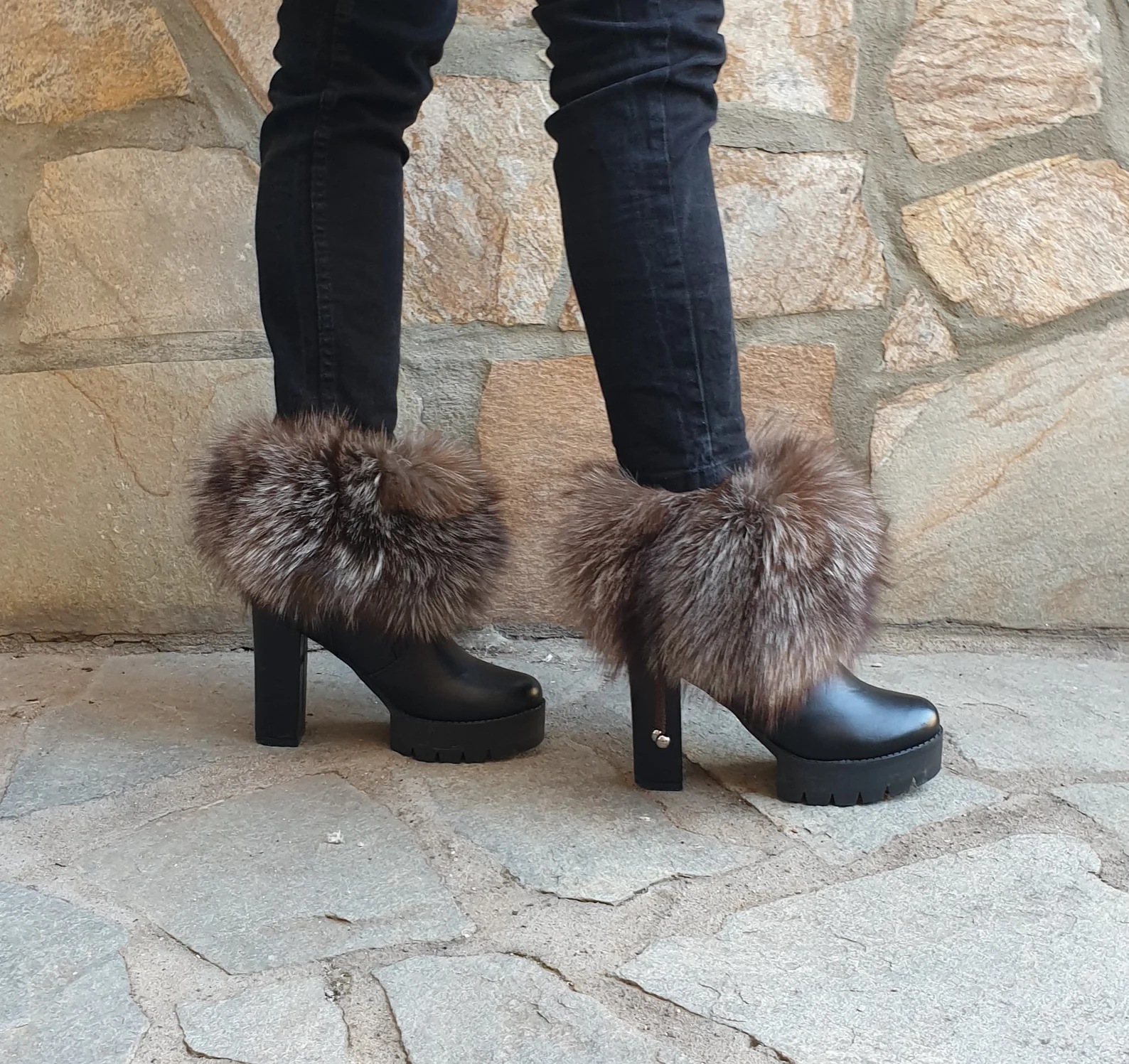 Real Fur Fox Small Boot Cuffs