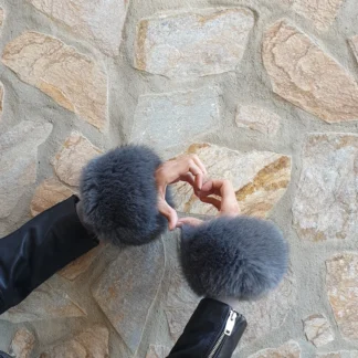 Real Fur Fox Cuffs