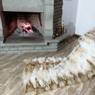Real Fur Fox Blanket - Fur Throw