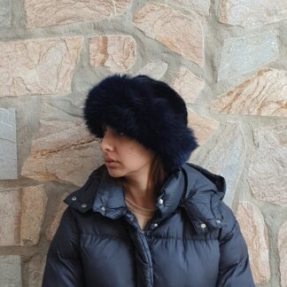 Real Mink - Fox Fur hat