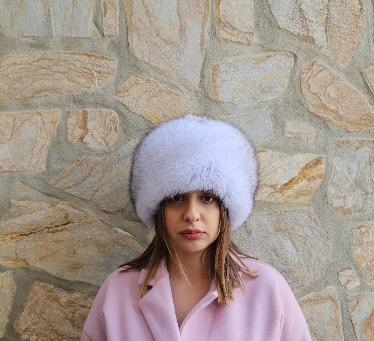 Real Fox Fur Hat