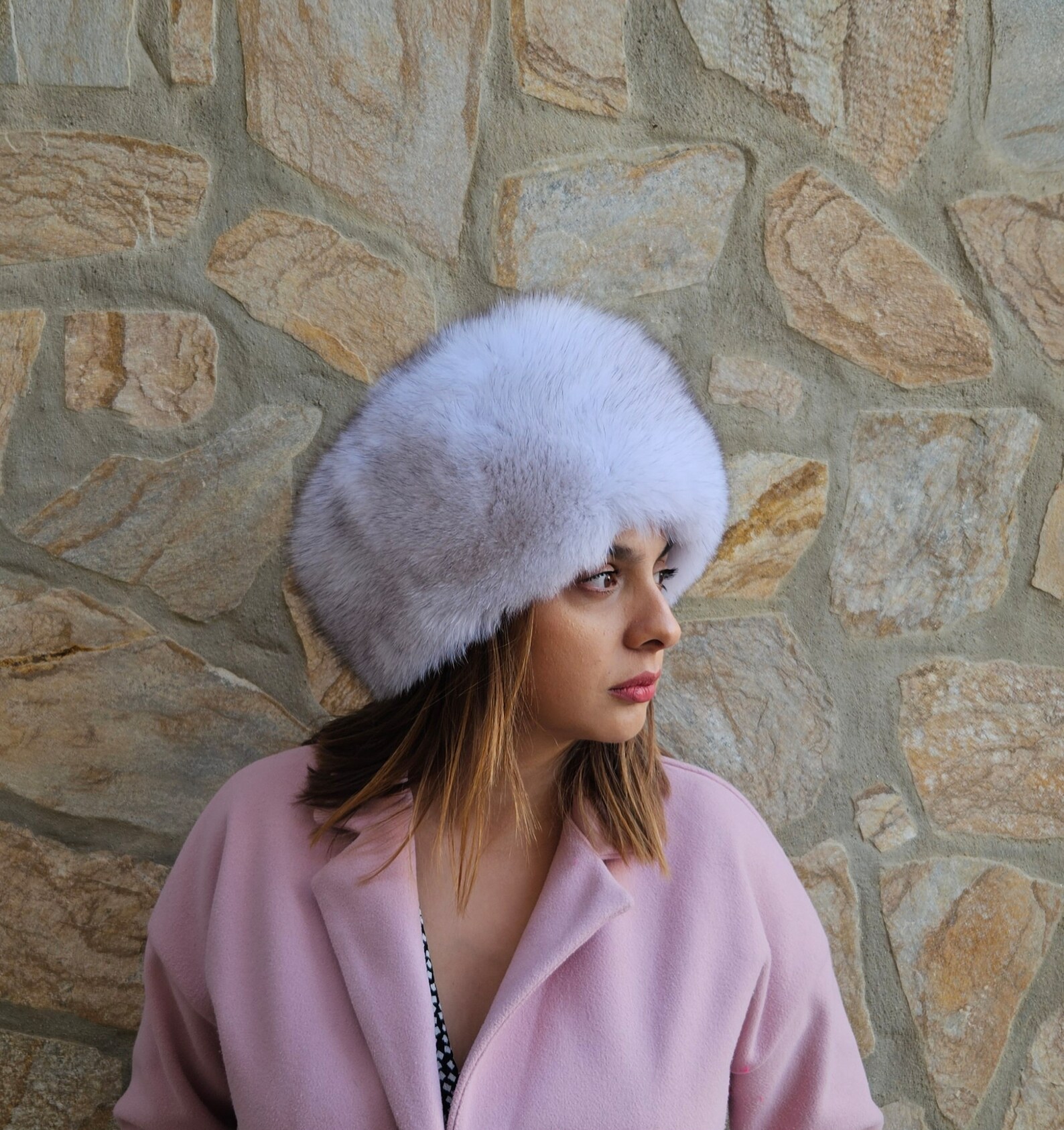 Real Fox Fur Hat - Image 4
