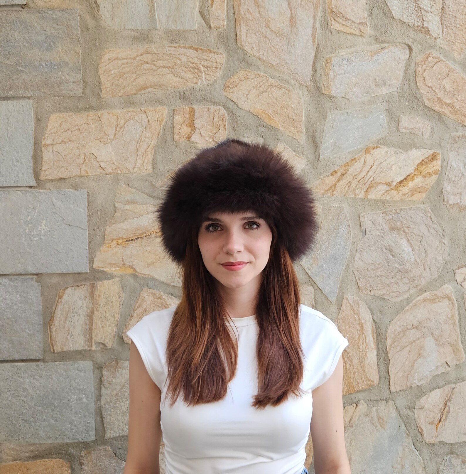 Real Mink - Fox Fur hat - Image 2