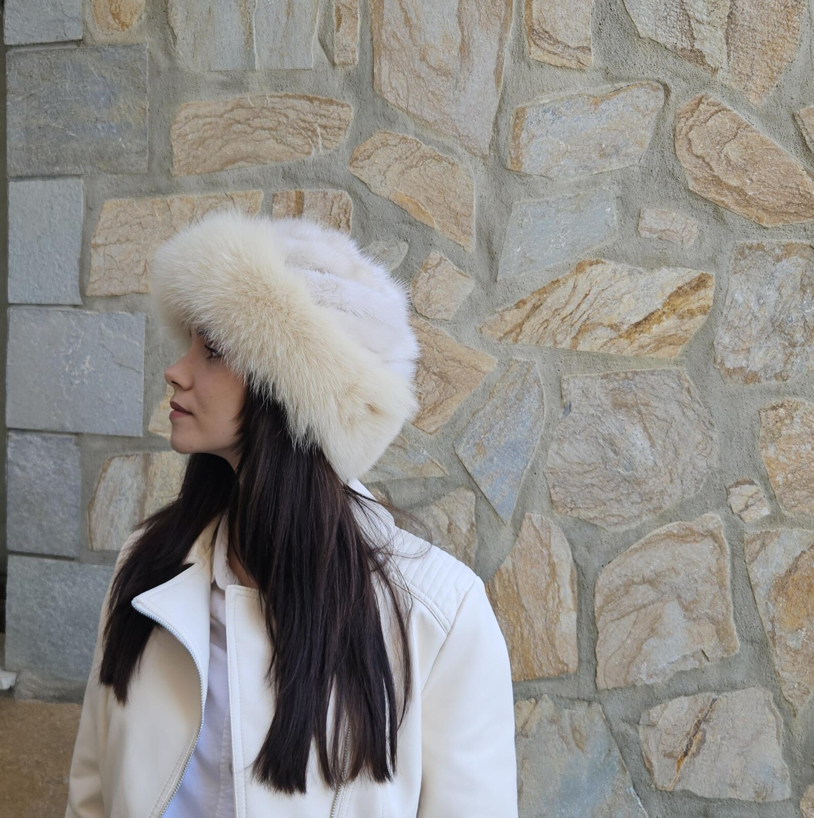 Real Mink - Fox Fur hat - Image 3