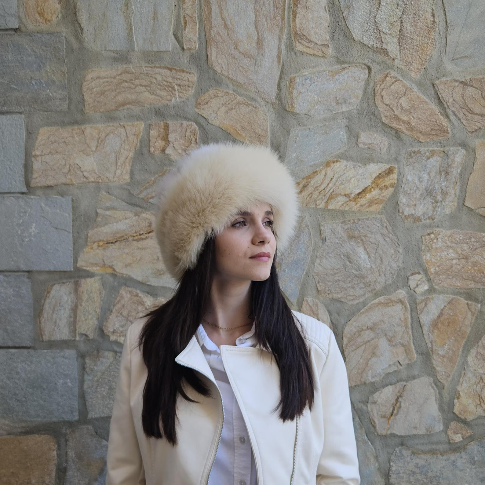 Real Mink - Fox Fur hat - Image 2