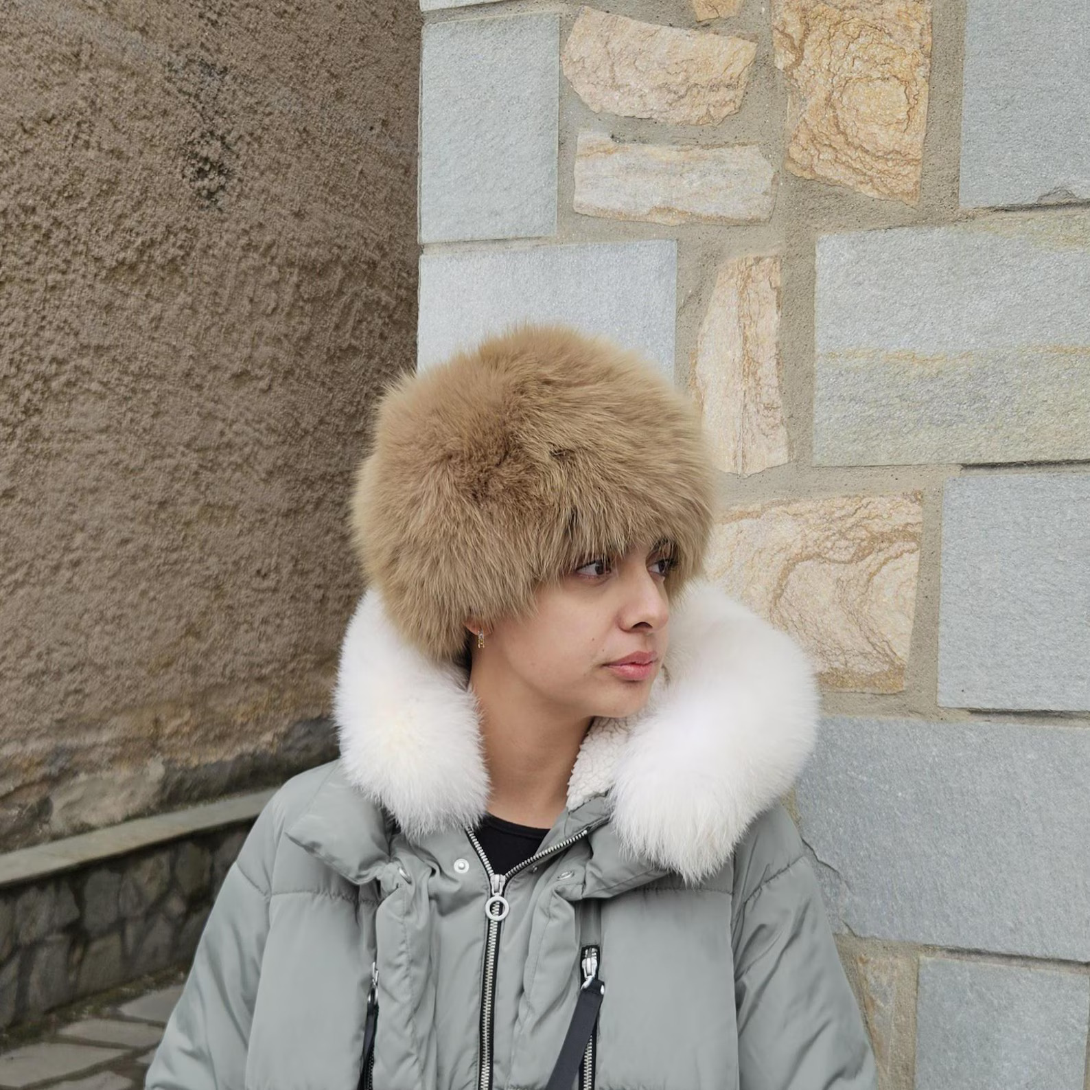 Real Fox Fur Hat - Image 2