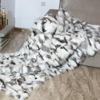 Real Fur Fox Blanket - Fur Throw