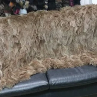 Real Fur Fox Blanket - Fur Throw