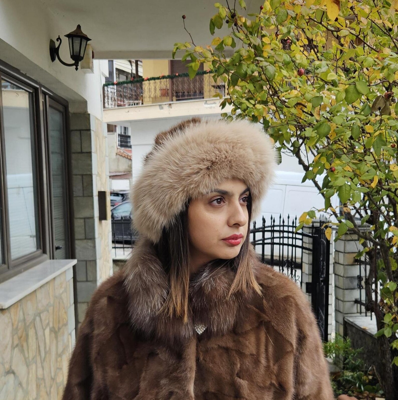 Real Mink - Fox Fur hat - Image 3