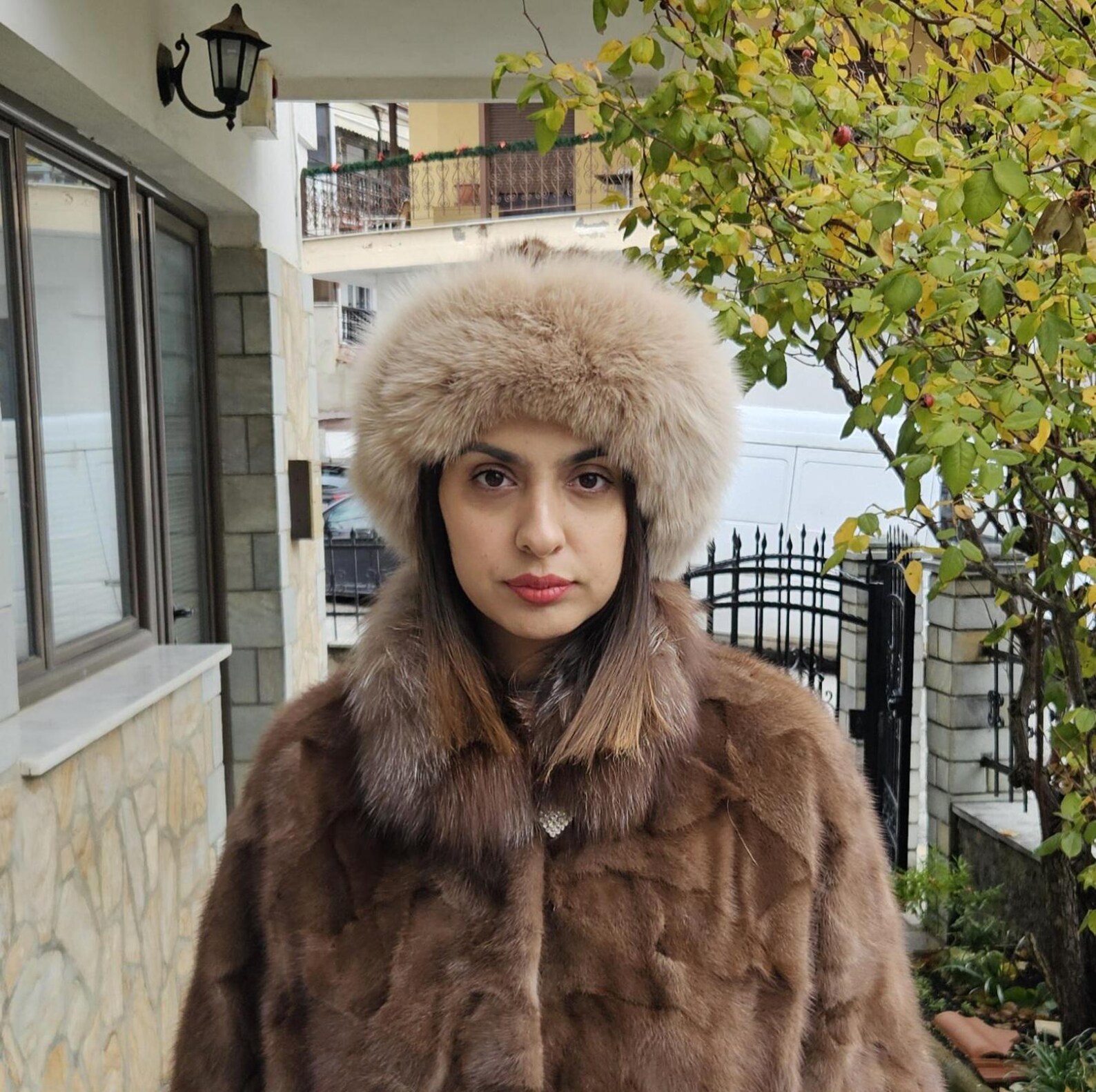 Real Mink - Fox Fur hat - Image 3