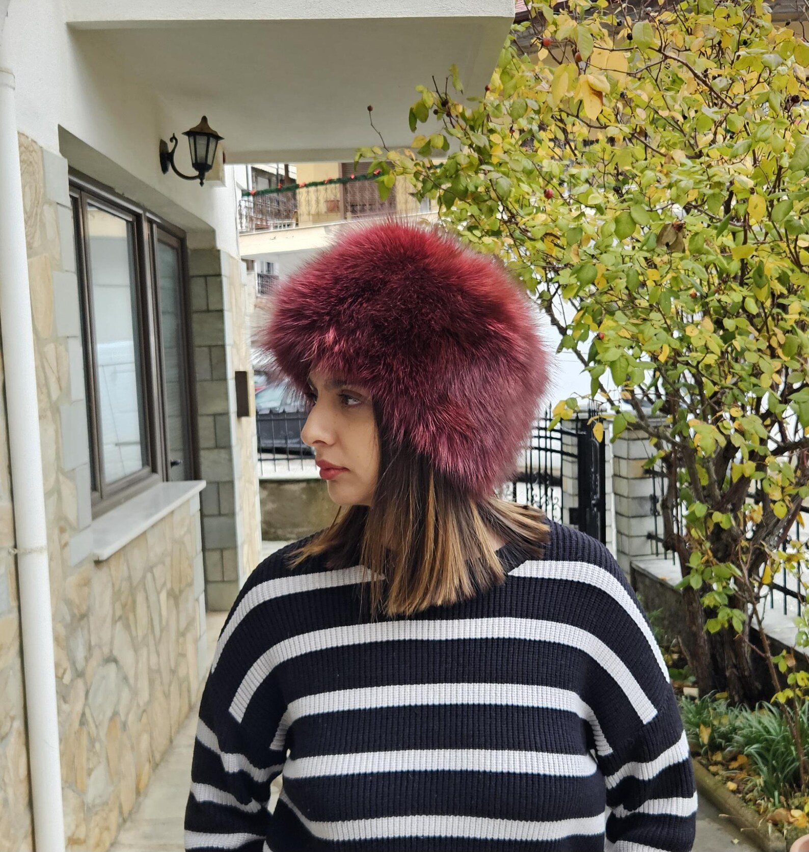Real Fox Fur Hat - Image 4