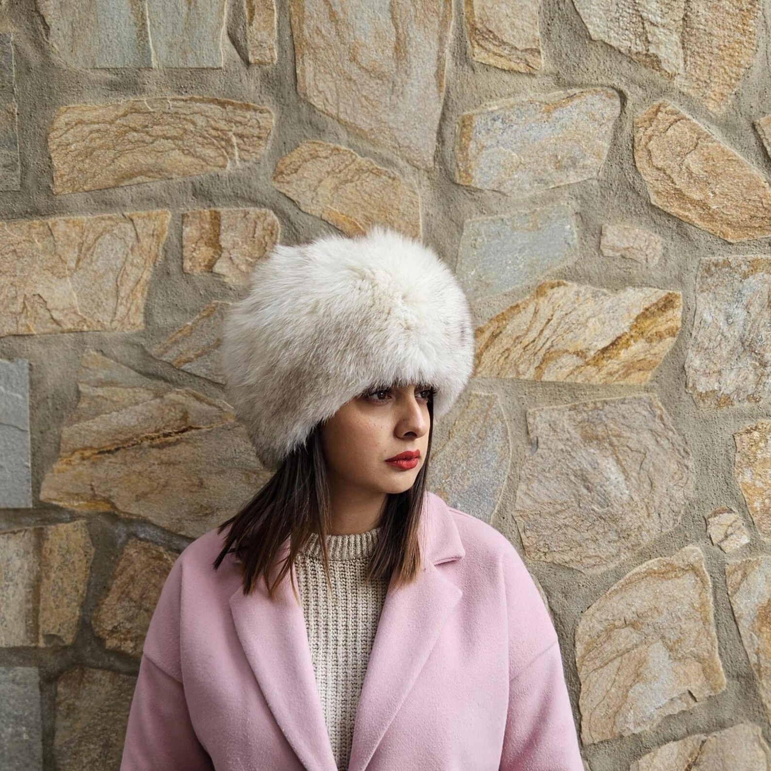 Real Fox Fur Hat - Image 2