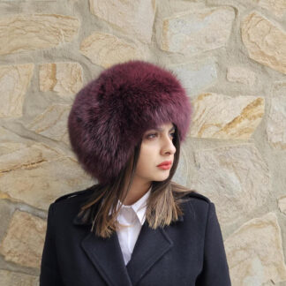 Real Fox Fur Hat