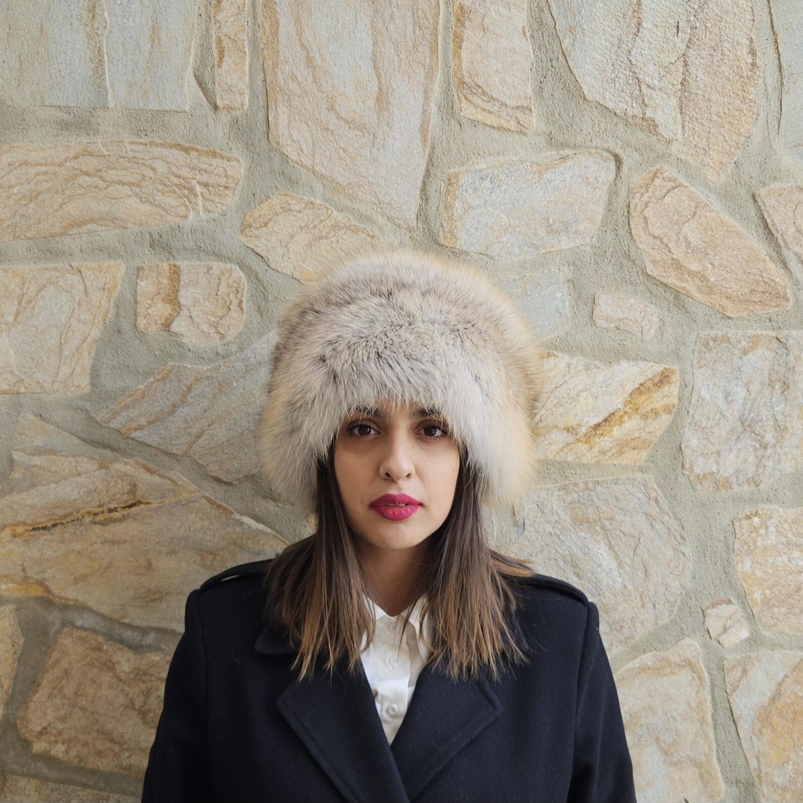 Real Fox Fur Hat - Image 4