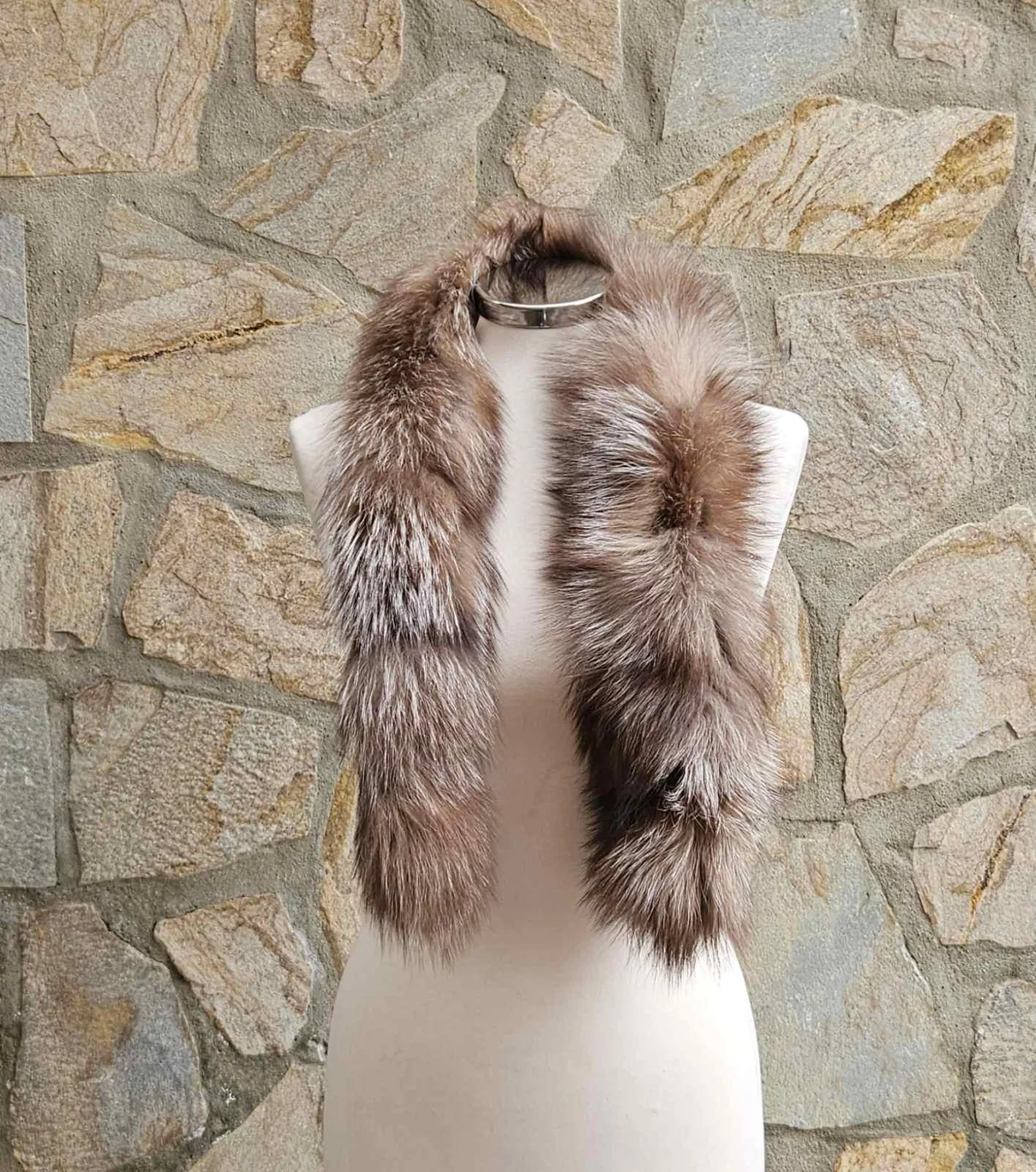 Real Fox Fur Trim Hood