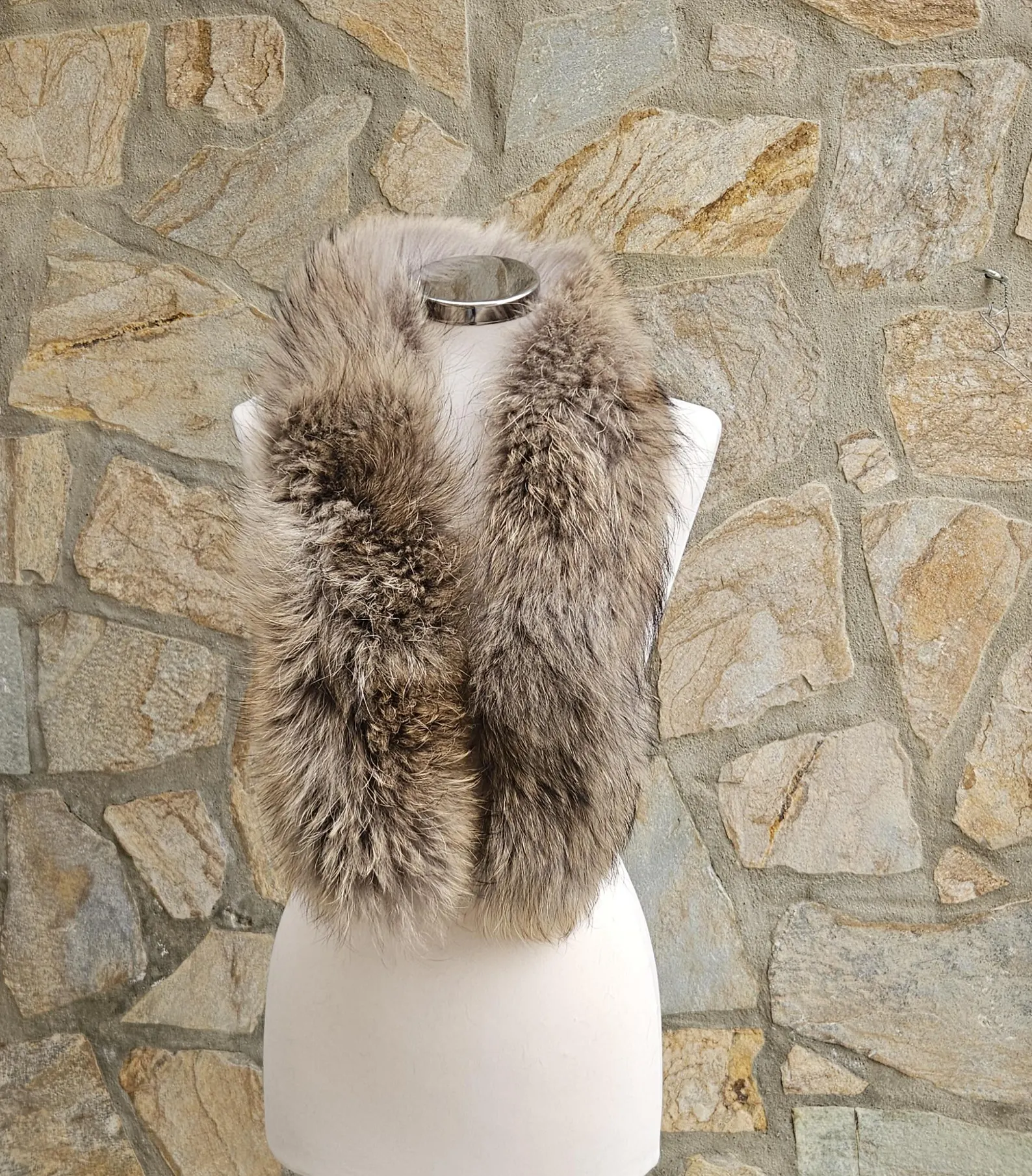 Real Fin Raccoon Fur Trim Hood