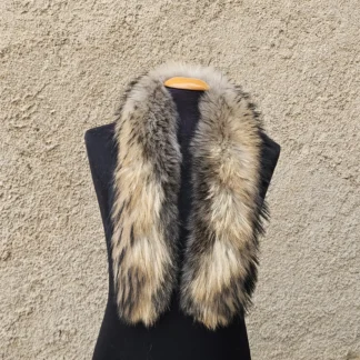Real Fin Raccoon Fur Trim Hood