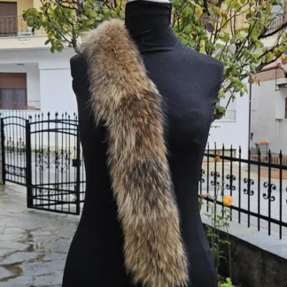Real Fin Raccoon Fur Trim Hood