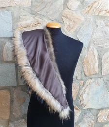 Real Fin Raccoon Fur Collar - Image 5