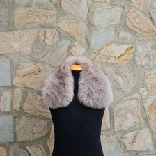 Real Fox Fur Collar