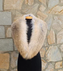 Real Fox Fur Collar