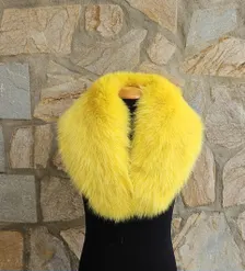 Real Fox Fur Collar