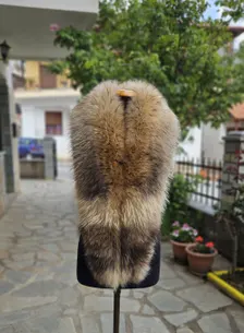 Real Fin Raccoon Fur Collar