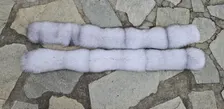 Real Natural Blue Fox Fur Strip, the ideal winter accessory