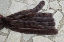 Real Fox Fur Strip in brown color, the ideal winter accessory - Image 4