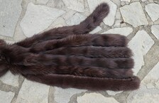 Real Fox Fur Strip in brown color, the ideal winter accessory - Image 3