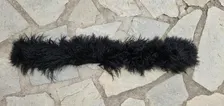 Real Mongolian Sheep Fur Strip in black color, the ideal winter accessory - Image 3
