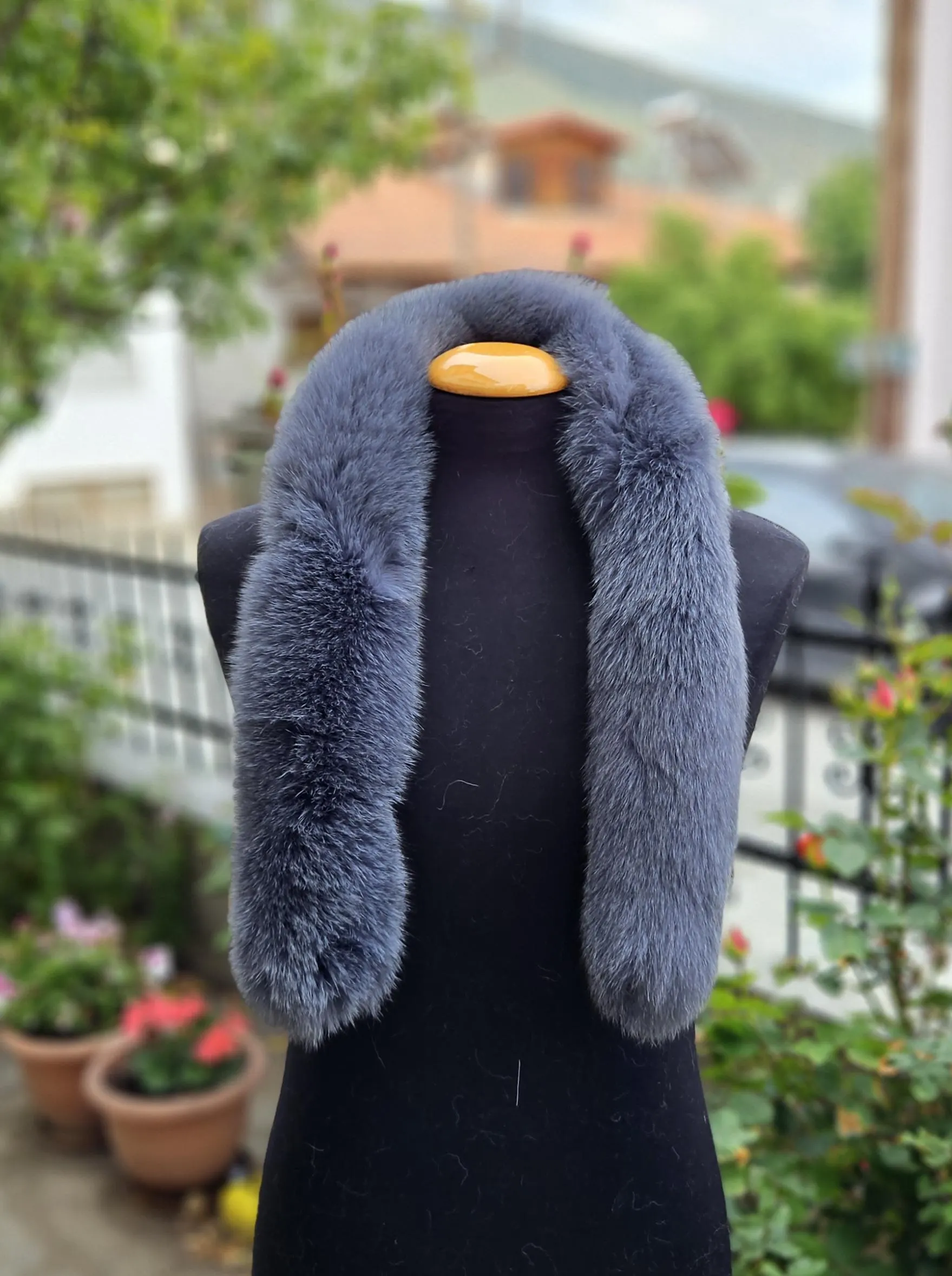 Real Fur Fox Scarf - Image 3