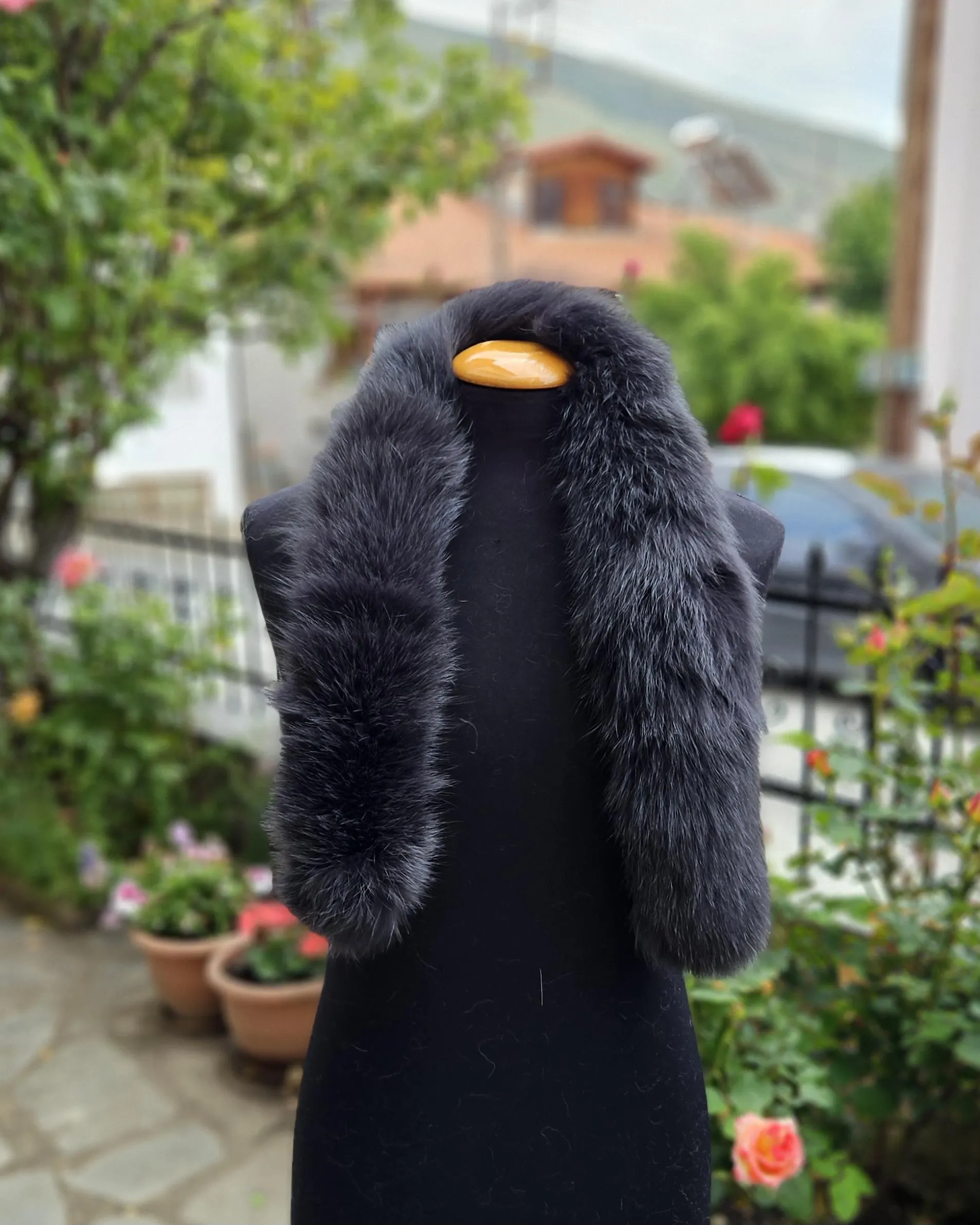 Real Fur Fox Scarf - Image 3